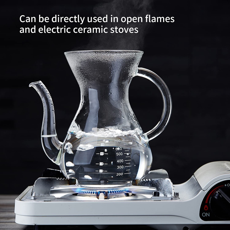 Pour over Coffee Maker, Glass Coffee Pot, Manual Coffee Dripper Brewer, Coffee Pour Over, Pour over Coffee Dripper