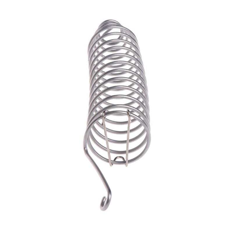 Spiral Birds Feeder, Millet Treat Fruit Holder for Parrot - Stainless Steel