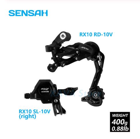 SENSAH-cambio de velocidades de bicicleta MTB RX10, 1x10 CRX, 1x11 XRX, 1x12, gatillo cambiador de velocidad, desviadores traseros 10/11/12s para M6000 M8000 M9100: RX10 a set