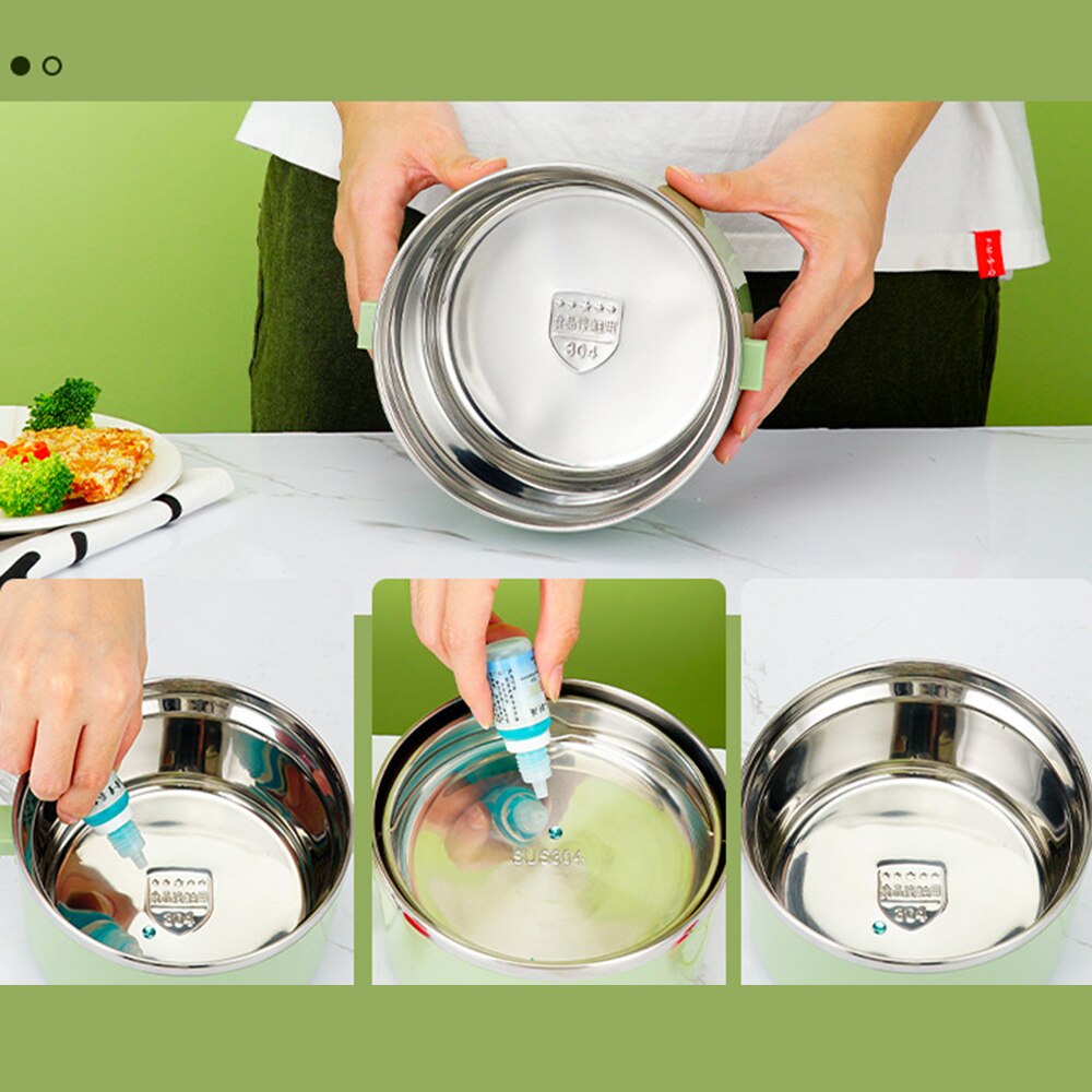 Mini heated electric lunch box 2-layer portable steamer cooking container meal lunch box warmer