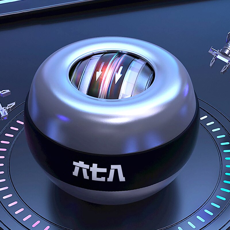 Rinforzo della palla da polso giroscopio rotazione del polso rotore palestra impugnatura ginnico giroscopio Fitness palla muscolo rilassamento Stress: C light