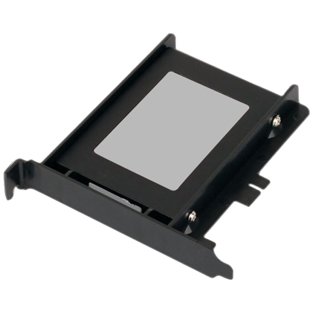 Almacenamiento ligero negro Panel trasero soporte de montaje Compatible soporte adaptador de unidad ecológico SSD HDD ABS ahorro de espacio