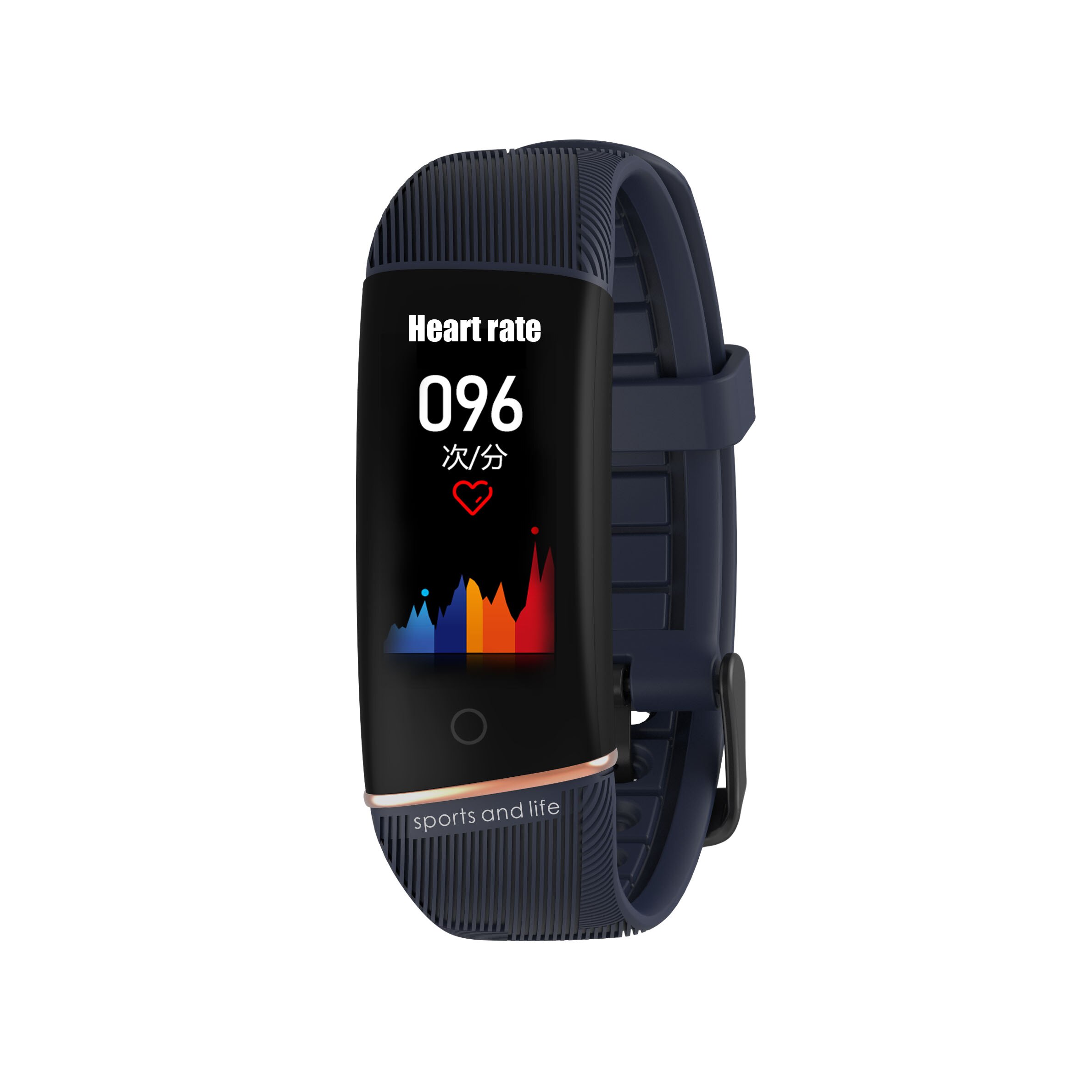 LIGE Inteligente Relógio Do Esporte Das Mulheres de Saúde Pressão Arterial Pulseira Monitor de Freqüência Cardíaca Inteligente Atividade Rastreador De Fitness Para O Casal Relógios: Blue