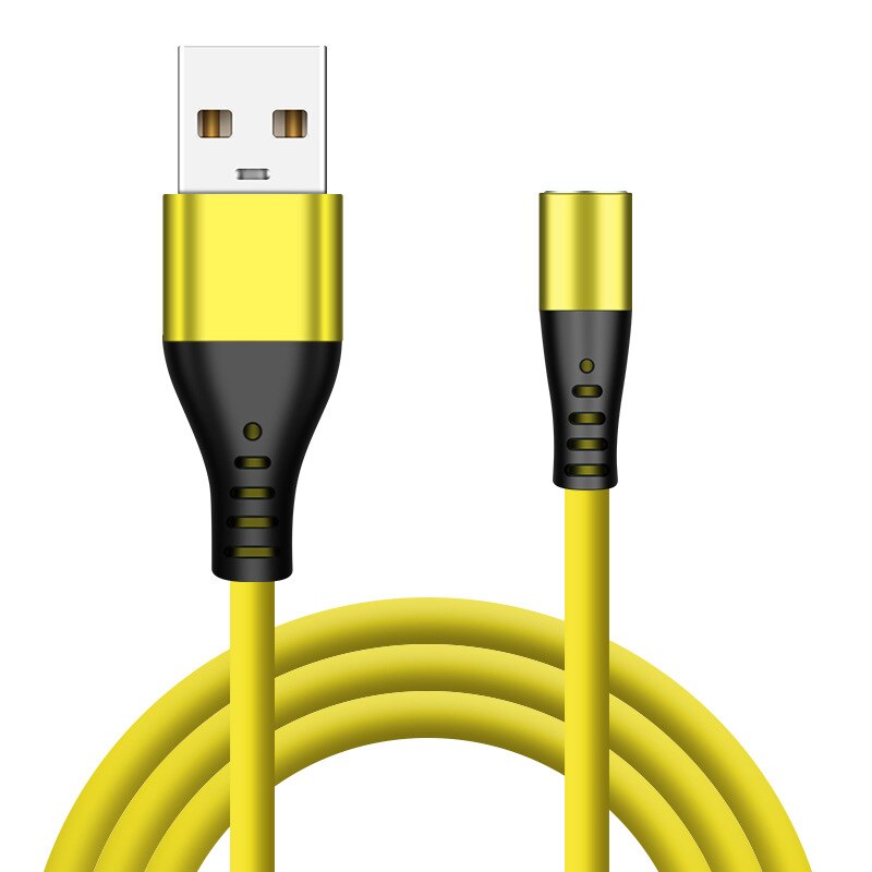 1 Meter Silicone Magnetic USB Cable Charger Fast Charging Magnet Charge Wire Cord For IPhone Android TXTB1: 03