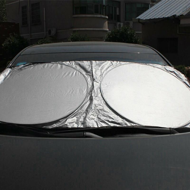 Foldable Extra Large Sun Shade Truck Van Car Windshield Visor Block Cover UK