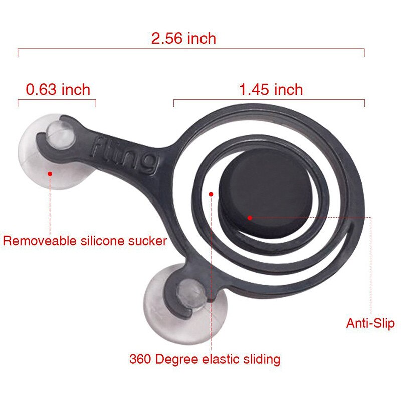 2 stks Nul Elke Touch Screen Apparaat Mobiele Telefoon Tablet Game Controller Joystick
