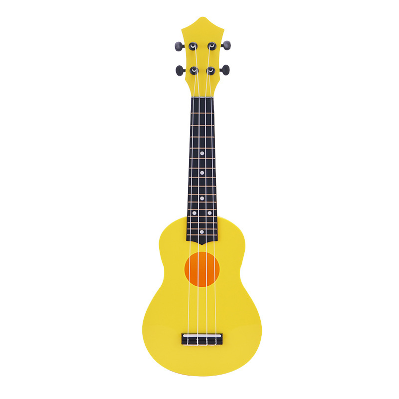Ukelele para niños principiantes, guitarra pequeña, instrumento educativo para la primera infancia, Color de 21 pulgadas, ukelele acústico de 4 cuerdas