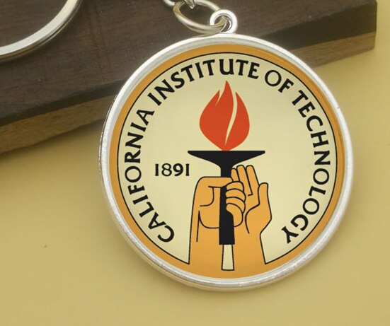 De Verenigde Staten Amerika Hoger University Wereldberoemde Universiteiten College Sleutelhanger Badge Souvenir Classic Wereld: California Institute