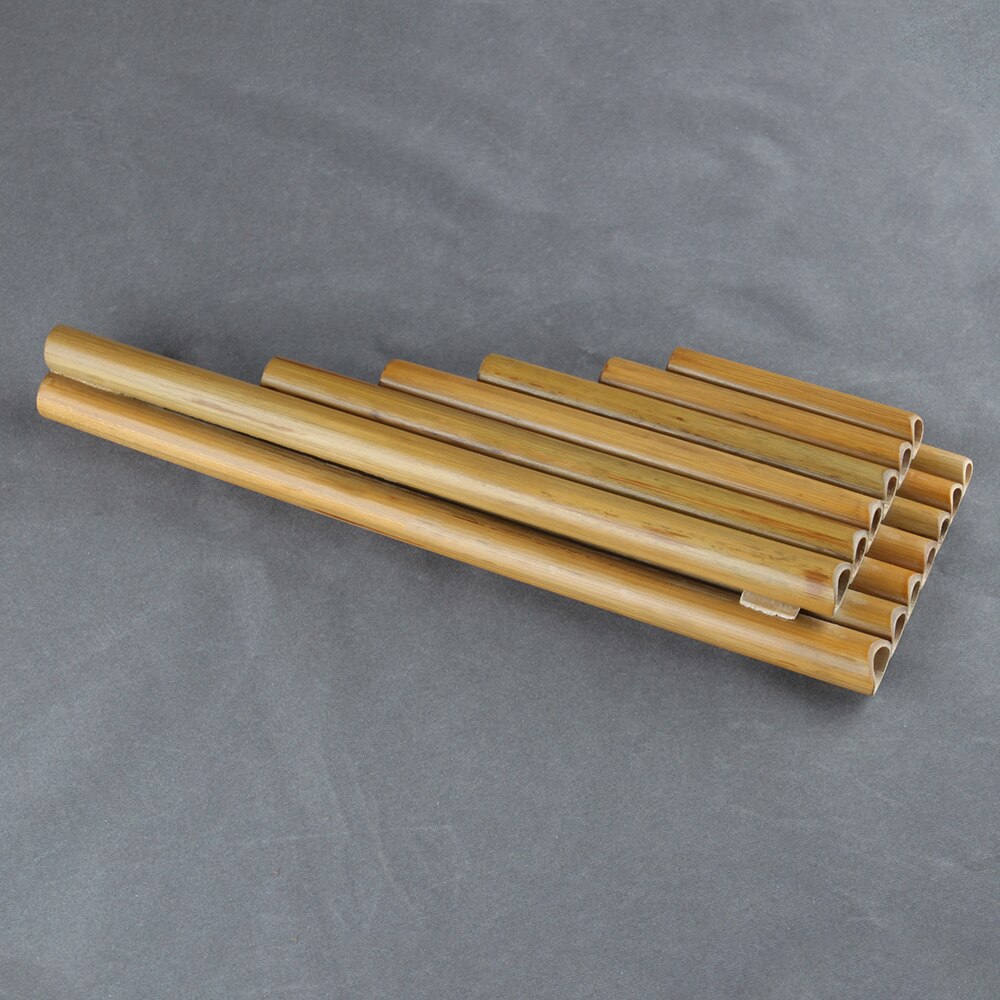 13 Pipes Pan Flute G Key Folk Musical Instruments Original Colour Flute De Pan Woodwind Instrument Handmade Pan Pipes