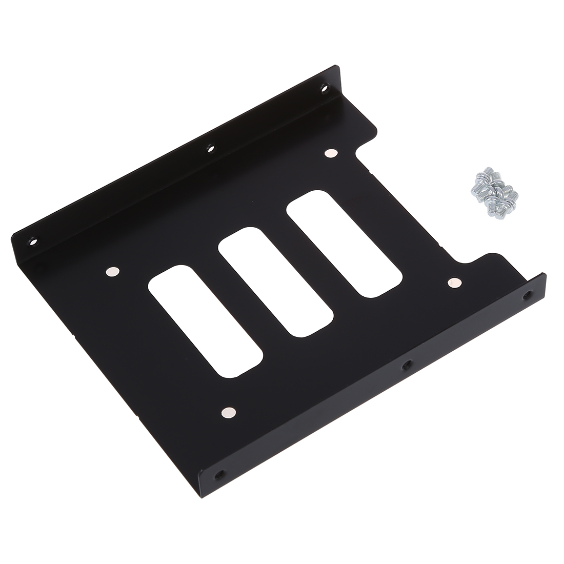 Black Metal 2.5" to 3.5" Mounting Adapter Bracket Hard Drive Holder