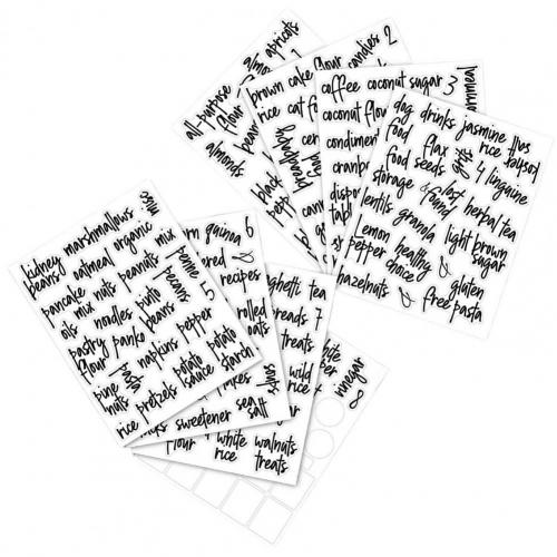 Prachtige 1 Set Praktische Waterdichte Voedsel Etiketten Stickers Pvc Voedsel Etiketten Schaal Toegepast Voor Bussen: Default Title