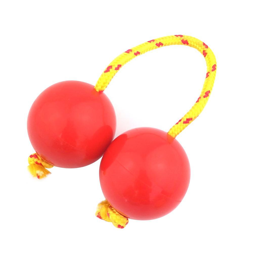 Zwart Rood Ritme Ronde Zand Bal Zand Hamer Vingertop Roterende Percussie Instrument Drum Bal Outdoor Entertainment Speelgoed