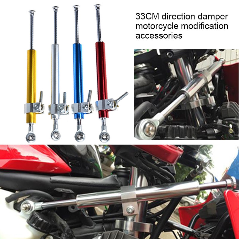 33 cm Universele Motorcycle Verstelbare Steering Damper Veiligheid Stabilizer Controle CSL88