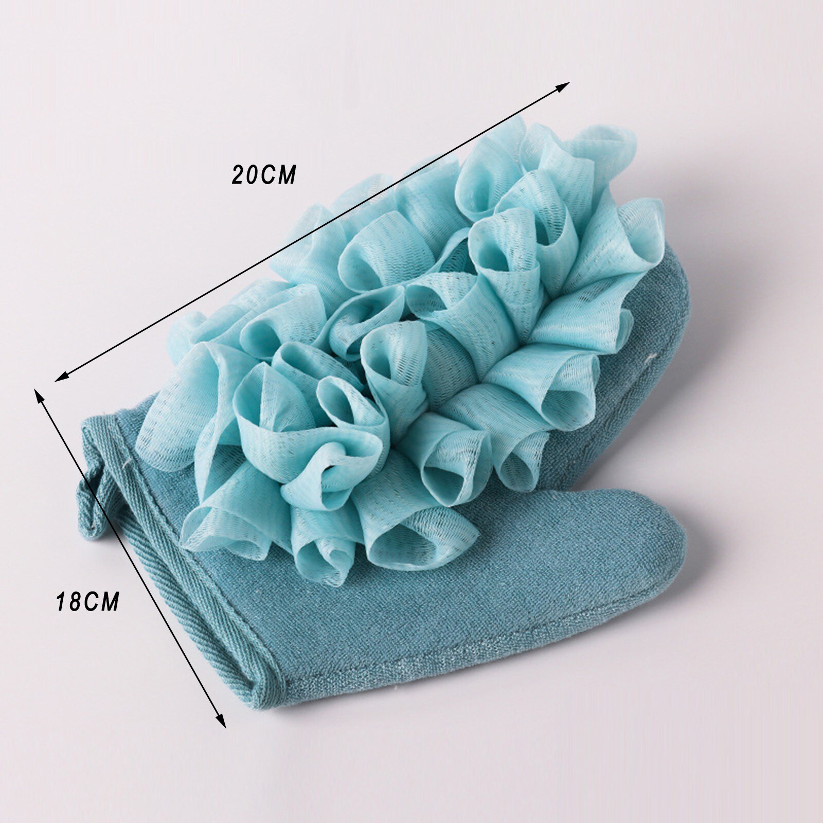 25 #1pc casa portátil esfrega banho esponja wisp para chuveiro purificador dupla face corpo escova de limpeza luvas chuveiro massagem