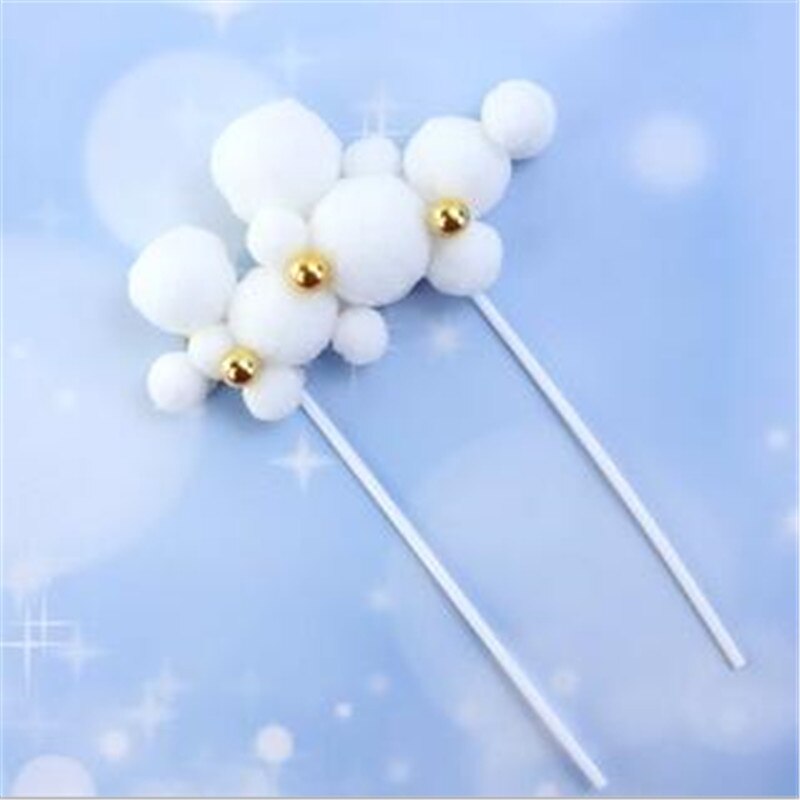 3D Cute Unicorn Cake Topper Foam Cloud Birthday Cupcake Toppers Baby Shower Cake Decoration Kids Birthday Party Supplies: style 3