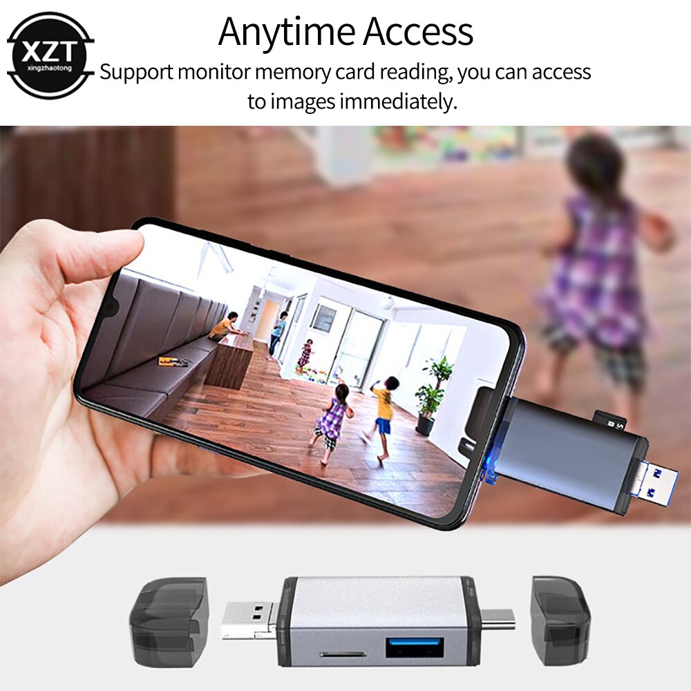 Kartenleser USB 3,0 2-in-1 SD Mikro SD Kartenleser für Computer PC Clever Kartenleser speicher Karte Adapter TF SD Kartenleser