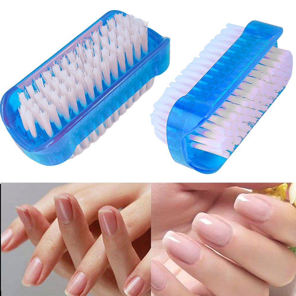 Escova elétrica dupla face para unhas, ferramenta prática para manicure, cuidados com as unhas, pedicure, lavagem das mãos, limpeza de pó