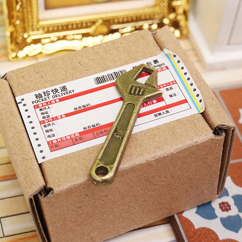 2X1:12 Puppenhaus Miniatur Schlüssel Für freundlicher Wohnzimmer Dekoration