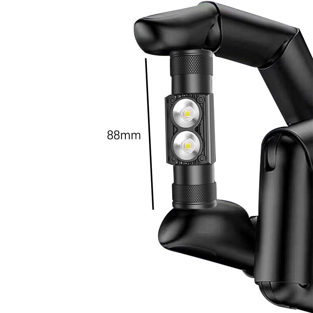 Nyeste type-c usb led pandelampe fiskeri 18650 pandelampe lommelygte jagt pandelampe camping pandelampe lommelygte pandelampe