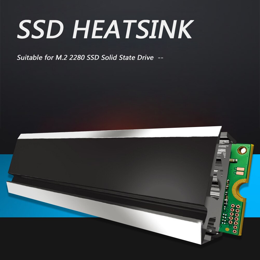 M.2 SSD Heatsink Cooler Heat Dissipation Radiator 2280 Solid State Drive SSD Heat Sink Cooling Vest Thermal Pad For Desktop PC