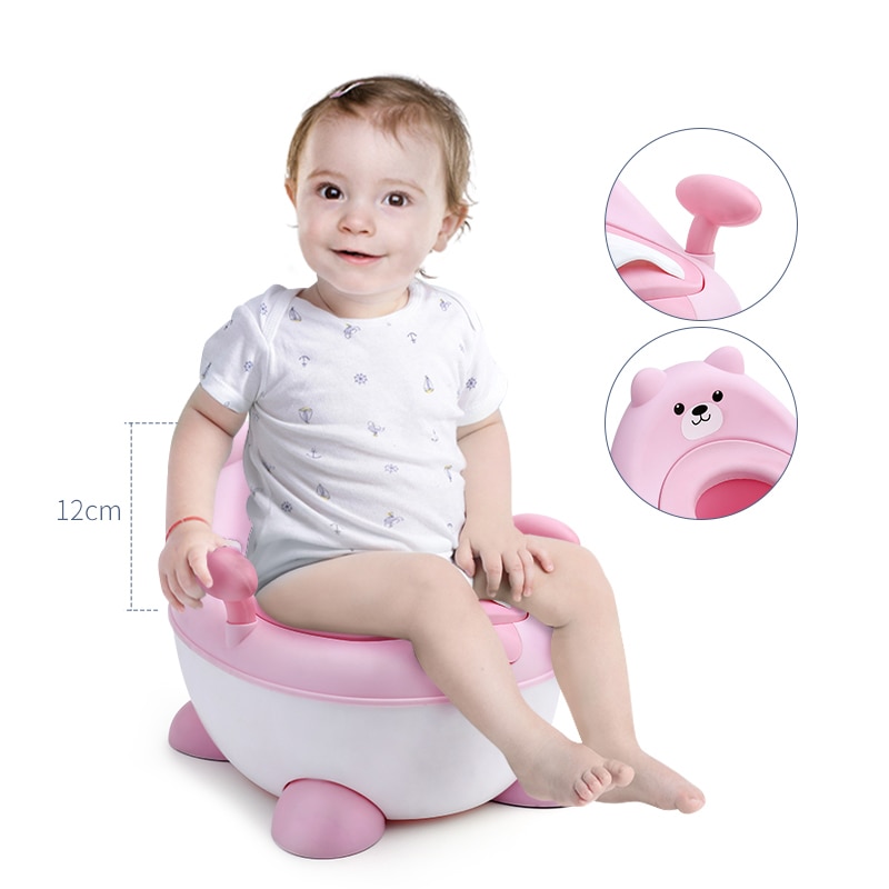 Siège de formation pour enfants | Chaise de pipi pour filles, pot d'urinoir pour bébé, pot d'entraînement gratuit, brosse + sac de nettoyage