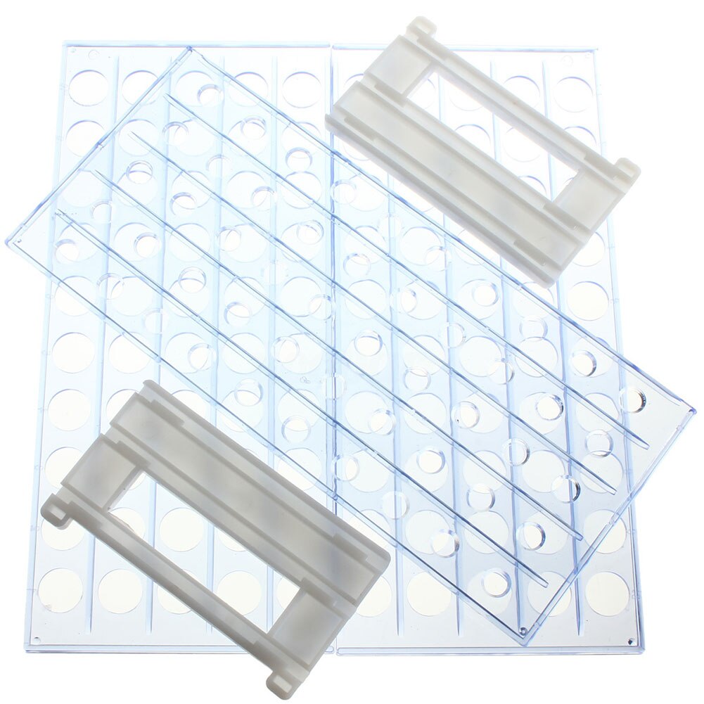 Plastic Centrifuge Test Tube Stand Holder Bracket Rack for 12-13MM Test Tubes 50 Hole Positions