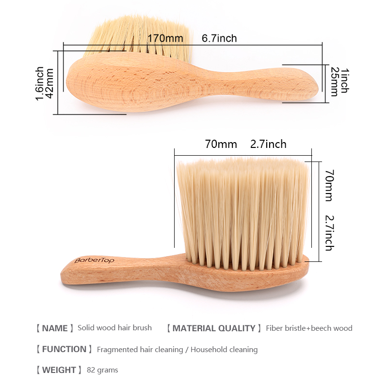 Cepillo de Pelo Largo con mango de madera, accesorios de nailon suave para el cabello, cepillo de limpieza de pelo roto, mango de lana de nailon, madera maciza