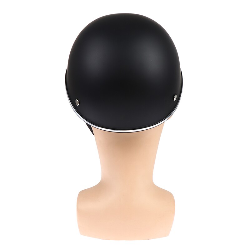 1PC Motorcycle Half Helmet Safety Hard Hat Racer Scooter Half Face Vintage Paint Riding Helmet