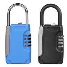 Mini Key Safe Box Hidden Organizer 4-Digital Password Lock House Villa Car Caravan Spare Keys Storage Box