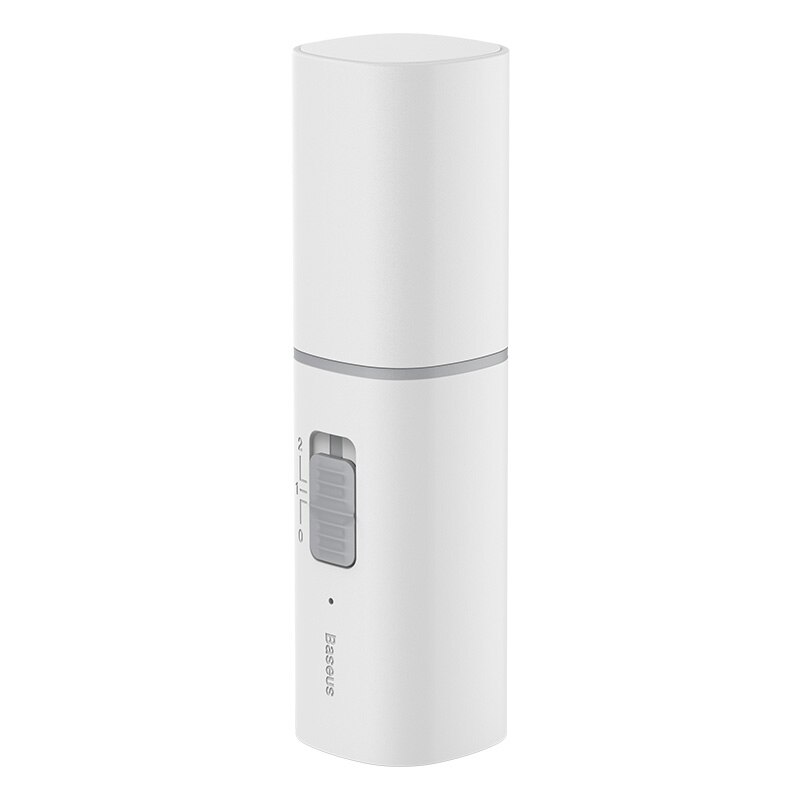 Baseus 3 in 1 Multi-function Fan Mini Portable USB Charging Two-speed Strong Wind Quiet light Power lasting fans for Home Office: White