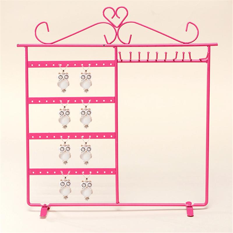 Earrings Ear Studs Necklace Jewelry Display Rack Metal Stand Organizer Metal Stand Holder Display Shelf Jewelry