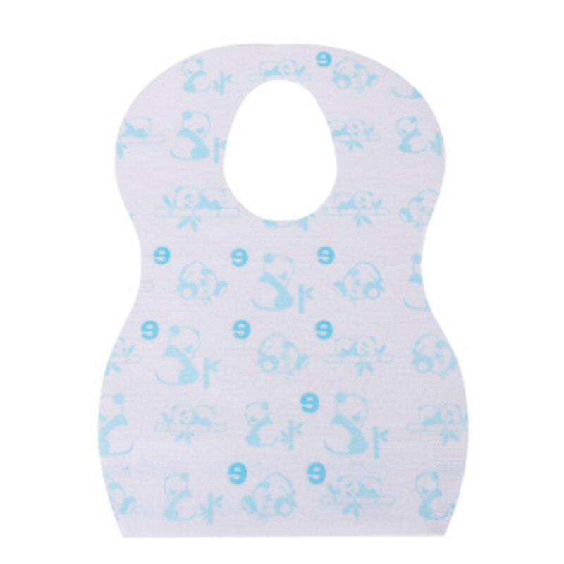 20 stuks wegwerp slabbetjes van niet-geweven stof voor kinderen, schattige slabbetjes voor jongens en meisjes, papieren slabbetjes voor baby's, verzorgingsproducten voor baby's en babyaccessoires