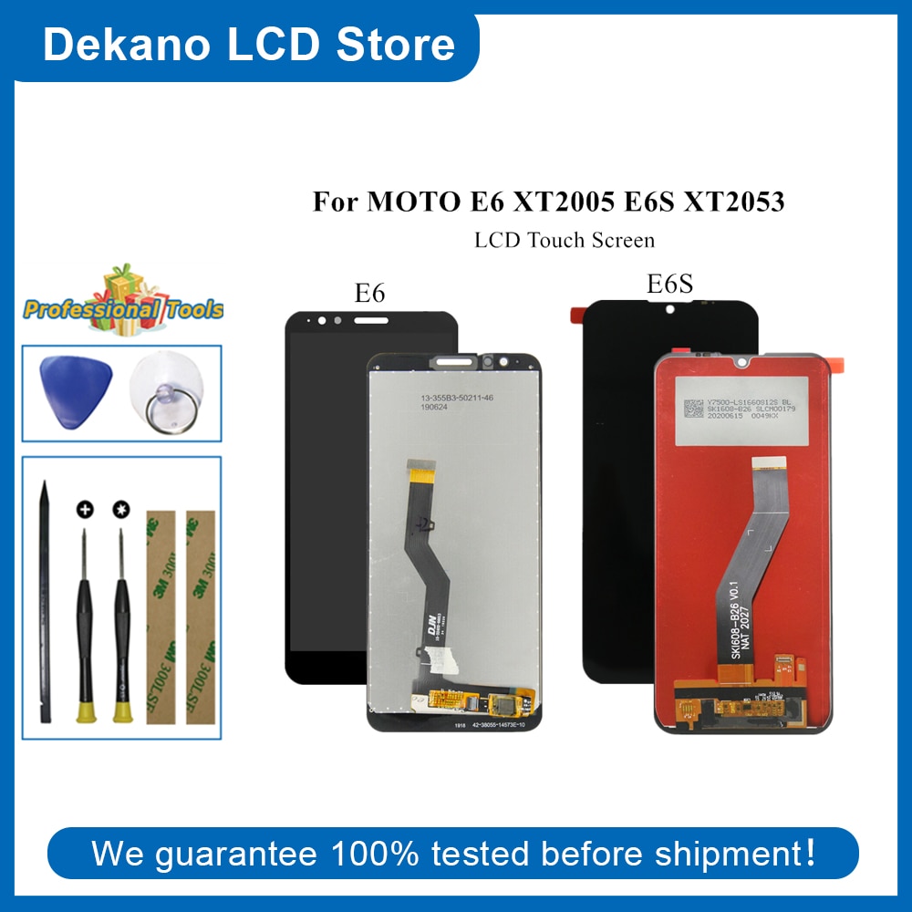 Voor Motorola Moto E6S XT2053/Moto E6 XT2005 Lcd Touch Screen Digitizer Vergadering Gereedschap Lijm