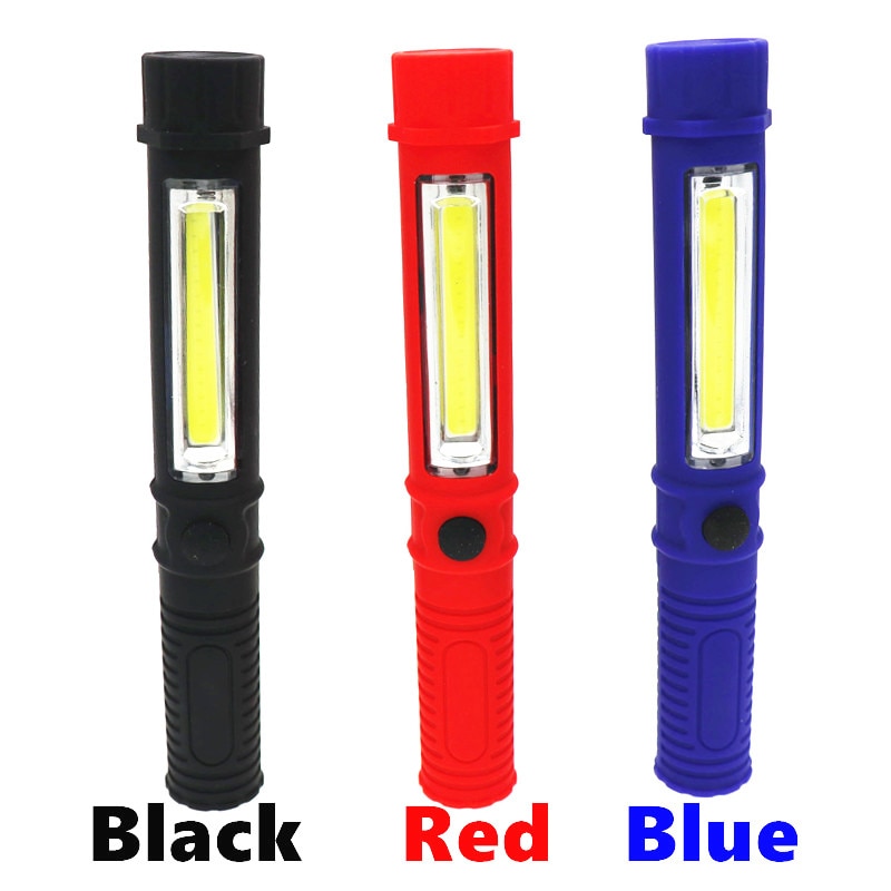 Portable Mini COB + XPE LED Torch Maintenance work Torches Magnet adsorption flashlight