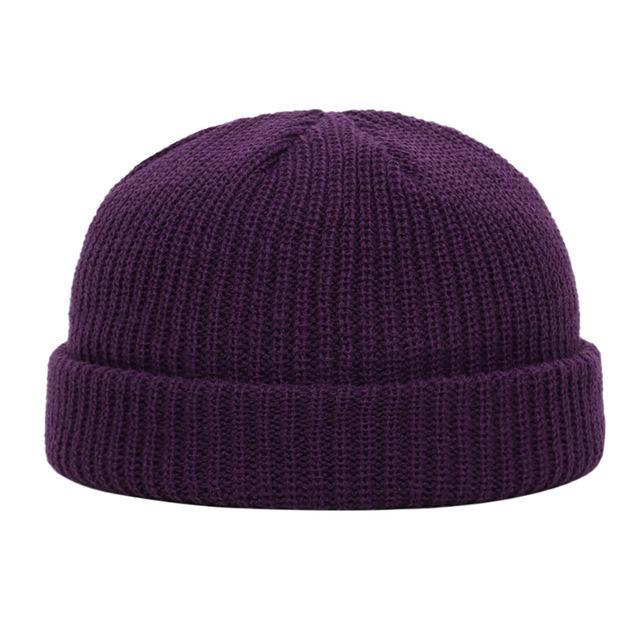 Gebreide Hoeden Voor Vrouwen Gildkruid Mannen Beanie Hat Winter Retro Brimless Baggy Meloen Cap Manchet Docker Visser Mutsen Hoeden Voor mannen: YELLOW