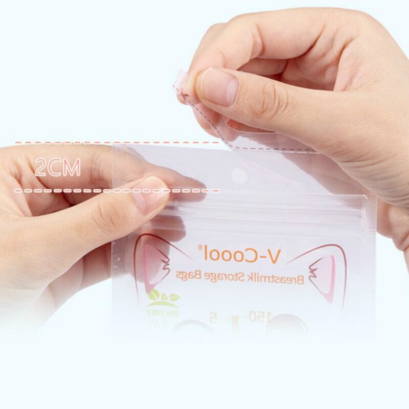 Breast milk storage bag 30 pieces/ bag Baby Food Storage Disposable Practical convenient breast milk Freezer Bags BNA078