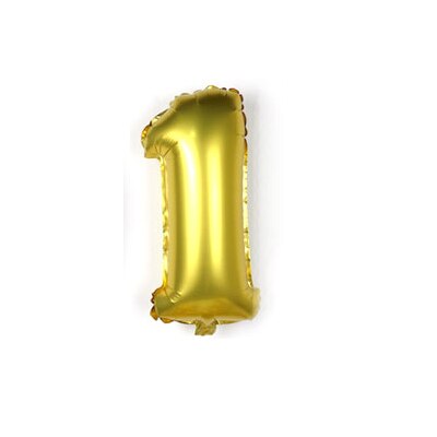 32inch Number foil balloons blanco gold silver big ballon number 1 2 3 4 5 6 7 8 9 0 optional age birthday party