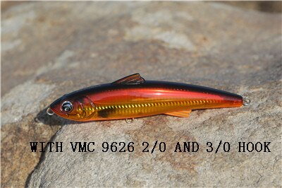 Le Fish 180MM 87g Topwater Fishing Lure Trolling big Pencil Lure Hard bait Floating For Kingfish/Tuna Saltwater With VMC Hook