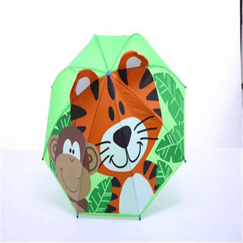 Parapluie pliant pour Protection contre le soleil, 3D, dessin animé, résistant aux rayons UV, pour l'extérieur, pour enfants: C