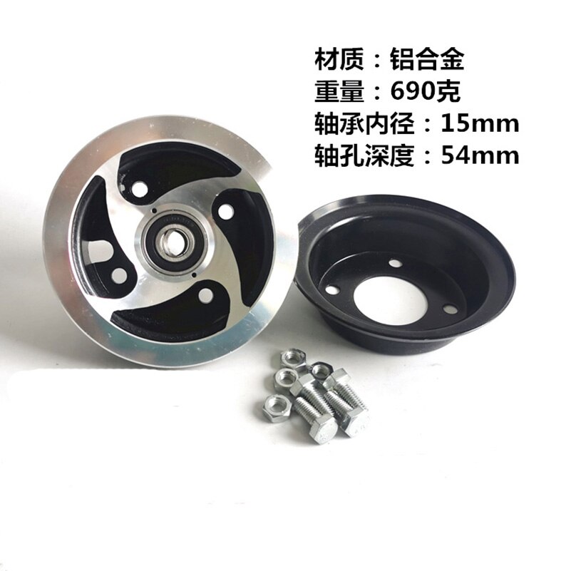 Wysokiej jakości 9 Cal koła 9x3.50-4 opony solidna opona i obręcz Combo dla skuter na gaz deskorolka motorynka elektryczny trójkołowiec