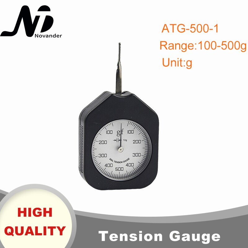 Tensiomètre analogique 500g, jauge de Tension,: ATG-500-1(1 needle)