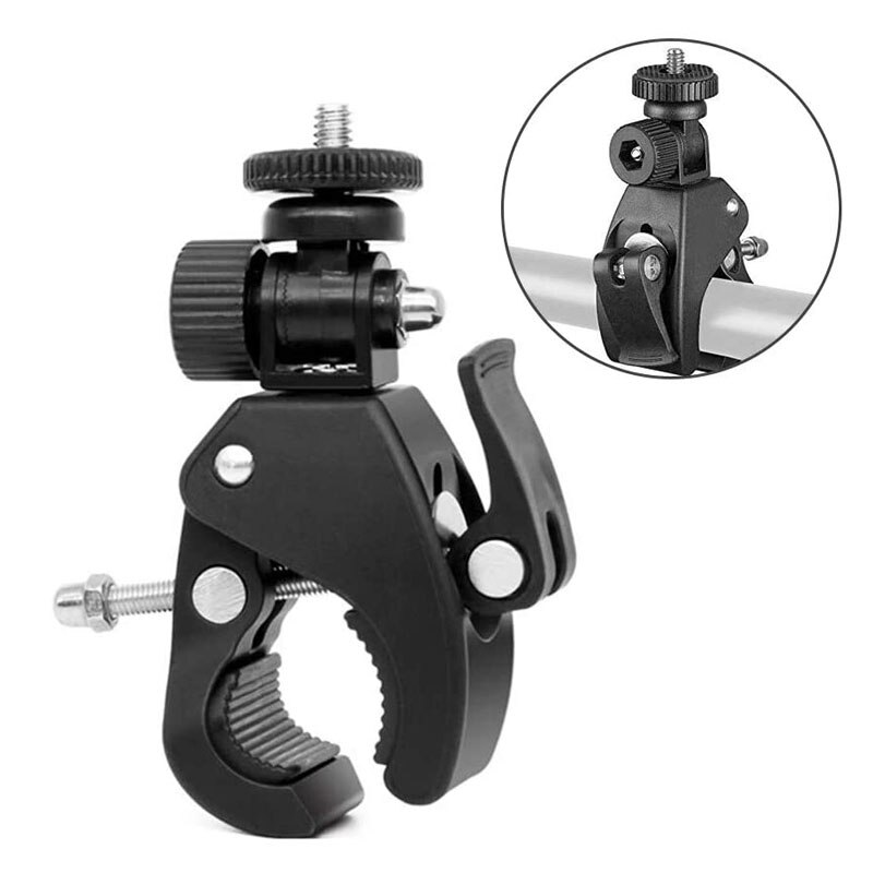KFFTWWX – trépied de guidon de moto, 360 degrés, pour Gopro Hero 9 8 7 6 4 Black, pour YI 4K SJCAM SJ8 PRO, accessoires