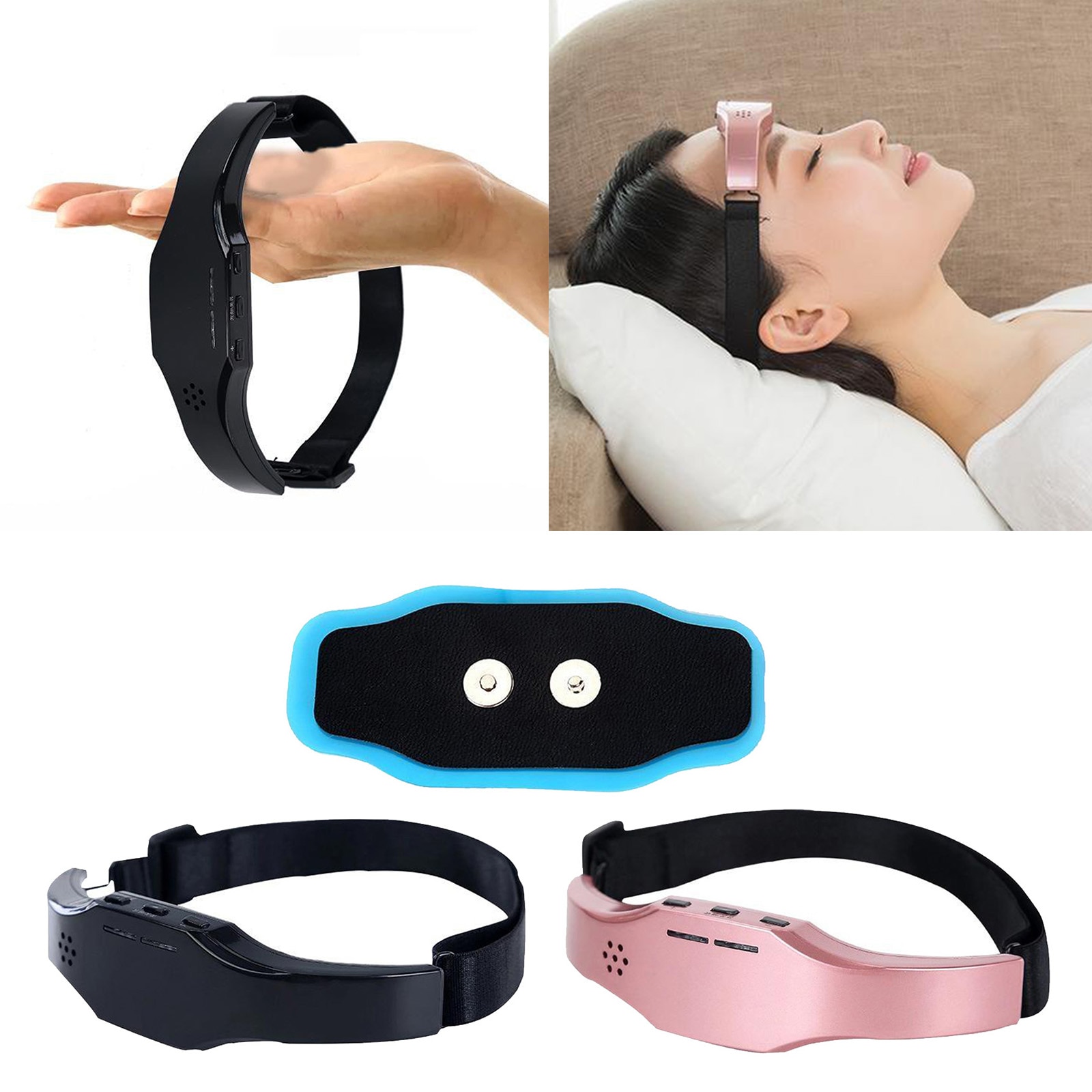 Electric Head Massager Relieve Stress Migraine Relief Rose gold Head Massager Scalp Stress Relax Scalp Massager