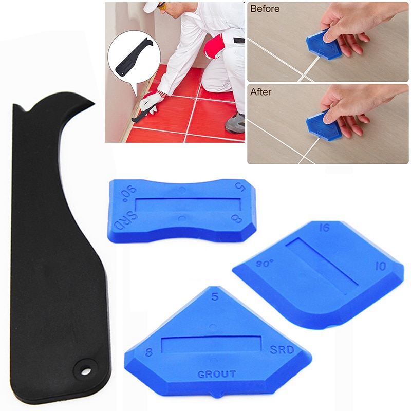 Silicone Sealant Spreader Spatula Scraper For Door Caulk Tool Kit Silicone Sealant Tool Window Caulking Finishing Sealant Grout
