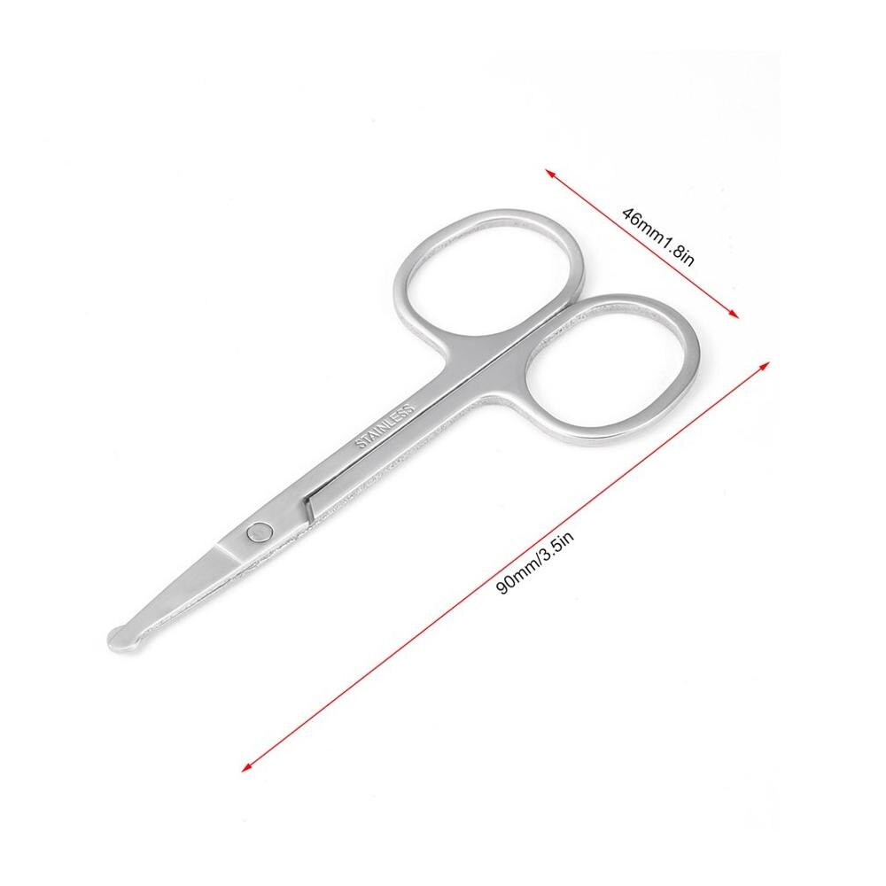 Nose Hair Scissors Stainless Steel Trimmers Remover Cut Beauty Tool Safely and Painlessly Nose Hair shaver