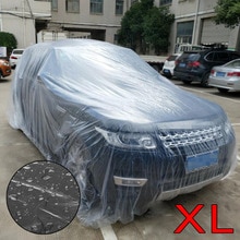 Interior Car Cover Plastic Rubber band For vehiclesstorage PE Seamless Transpartent