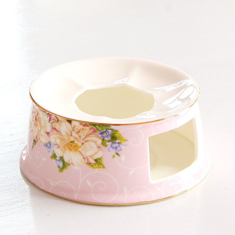 Calentador de té de estilo Pastoral, estufa de té , hueso de cerámica, China, accesorios para tetera, calentador de velas, maceta, Base de luces nocturnas