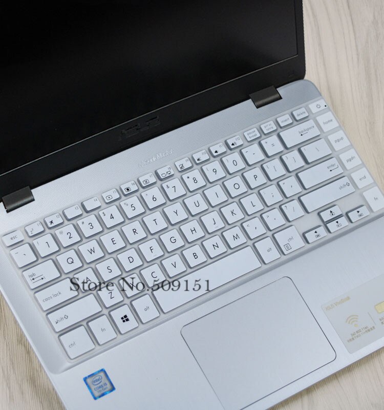 15 15.6 cal klawiatura protector skóry etui na ASUS vivobook s15 x510UQR x510uf x510uq x510 x510u S510 S510UA S510UN S510UQ: White