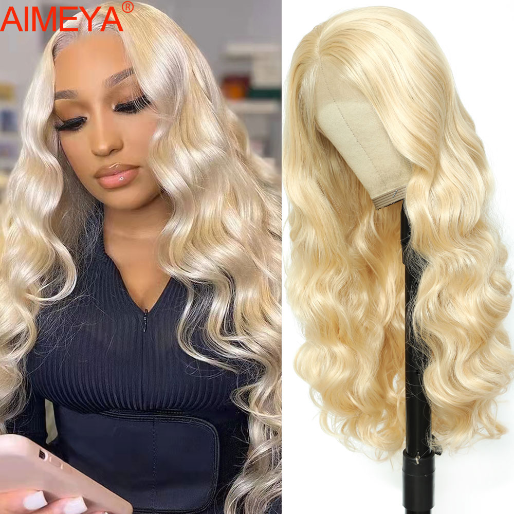 Peluca sintética ondulada con malla Frontal para mujer, cabellera sintética con malla Frontal, color rubio, naranja, jengibre, resalte Burg, Cosplay, 613: Body-613 / 30 pulgadas