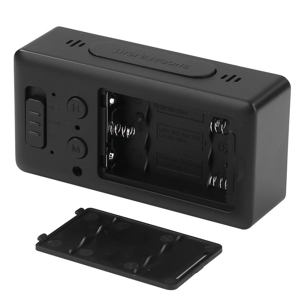 Digital Alarm LED Clock Snooze Table Clock Electronic Clock Desk Alarm Clock USB Timer Calendar °C-℉ Thermometer Desktop Clocks